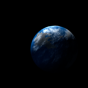 The artist's impression of HIP 3206 b artist's rendition