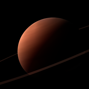 The artist's impression of HIP 61637 b artist's rendition