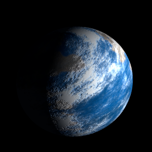The artist's impression of HIP 65040 Ab artist's rendition