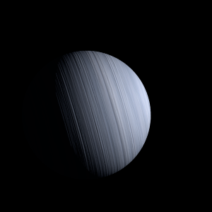 The artist's impression of HIP 65407 b artist's rendition