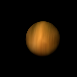 The artist's impression of HIP 65426 b artist's rendition