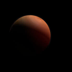 The artist's impression of HIP 75056 Ab artist's rendition