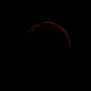 The artist's impression of HIP 77257 b artist's rendition