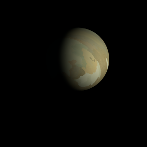 The artist's impression of HIP 8541 Ac artist's rendition