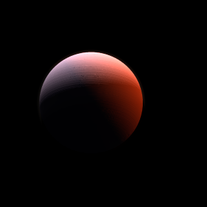The artist's impression of HIP 8541 b artist's rendition