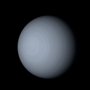 The artist's impression of HIP 94235 b artist's rendition