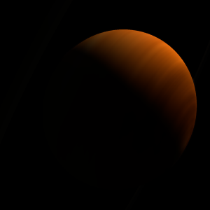 The artist's impression of HR 7672 b artist's rendition
