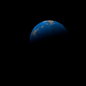 The artist's impression of HS 0705+6700 (AB)c artist's rendition