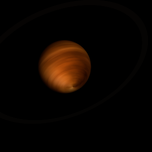The artist's impression of ISO-Oph 176 artist's rendition