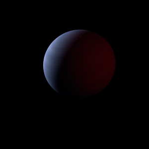 The artist's impression of J03444496+3208375 artist's rendition