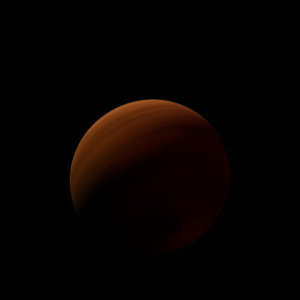 The artist's impression of K2-108 b artist's rendition