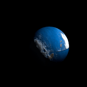 The artist's impression of K2-110 b artist's rendition