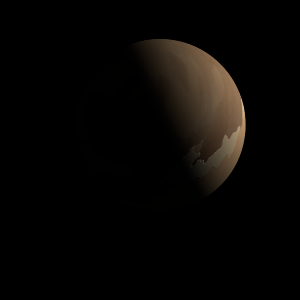 The artist's impression of K2-129 b artist's rendition