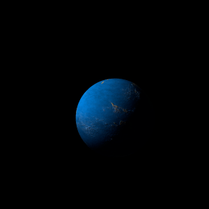 The artist's impression of K2-132 b artist's rendition