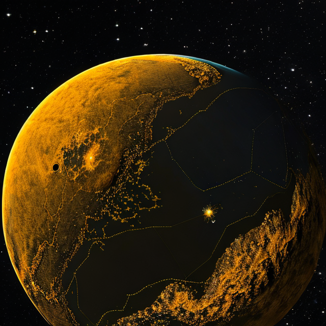The artist's impression of K2-133 d artist's rendition