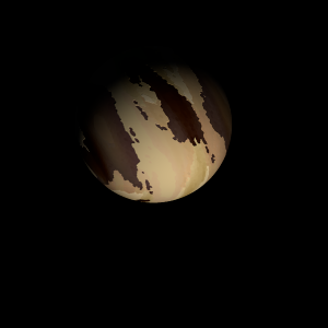 The artist's impression of K2-136 d artist's rendition