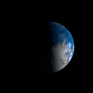 The artist's impression of K2-14 b artist's rendition