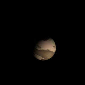 The artist's impression of K2-151Bb artist's rendition