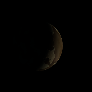 The artist's impression of K2-158 b artist's rendition
