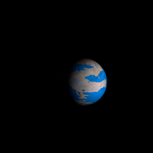 The artist's impression of K2-162 b artist's rendition