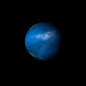 The artist's impression of K2-168 b artist's rendition
