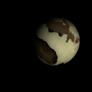 The artist's impression of K2-171 b artist's rendition