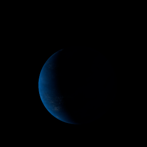 The artist's impression of K2-184 b artist's rendition
