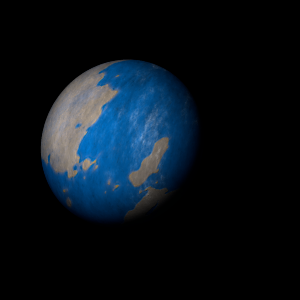 The artist's impression of K2-185 c artist's rendition