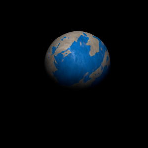 The artist's impression of K2-186 b artist's rendition