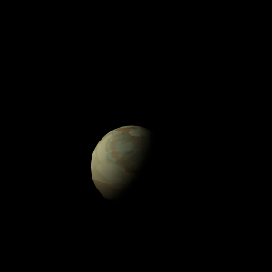 The artist's impression of K2-18 b artist's rendition