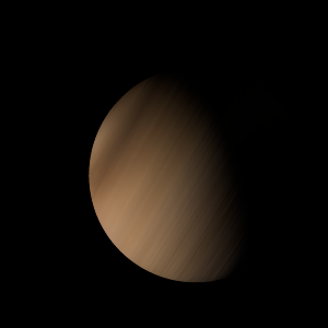 The artist's impression of K2-18 c artist's rendition