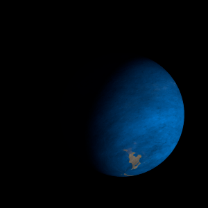 The artist's impression of K2-194 b artist's rendition