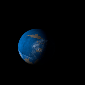 The artist's impression of K2-198 b artist's rendition