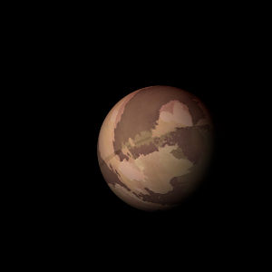 The artist's impression of K2-201 b artist's rendition