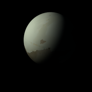The artist's impression of K2-204 b artist's rendition