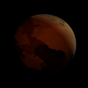 The artist's impression of K2-222 b artist's rendition