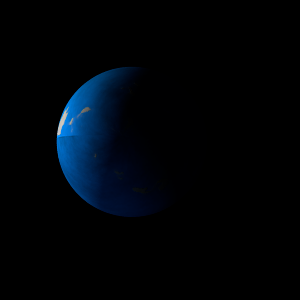 The artist's impression of K2-223 b artist's rendition