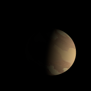 The artist's impression of K2-230 b artist's rendition
