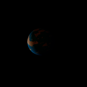 The artist's impression of K2-240 b artist's rendition