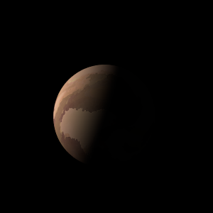 The artist's impression of K2-242 b artist's rendition