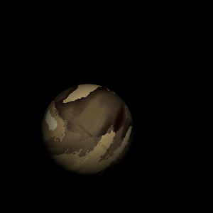 The artist's impression of K2-243 c artist's rendition