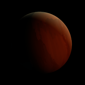 The artist's impression of K2-245 Ab artist's rendition