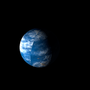 The artist's impression of K2-247 c artist's rendition