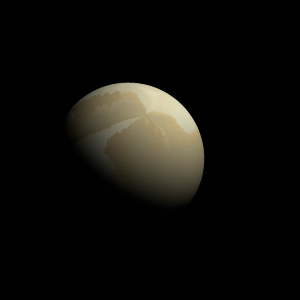 The artist's impression of K2-255 b artist's rendition