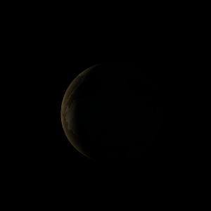 The artist's impression of K2-283 b artist's rendition