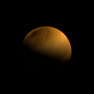 The artist's impression of K2-285 b artist's rendition