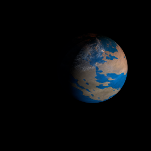 The artist's impression of K2-288B b artist's rendition