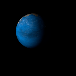 The artist's impression of K2-303 b artist's rendition