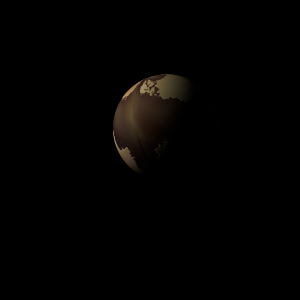 The artist's impression of K2-305 b artist's rendition