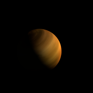 The artist's impression of K2-308 b artist's rendition